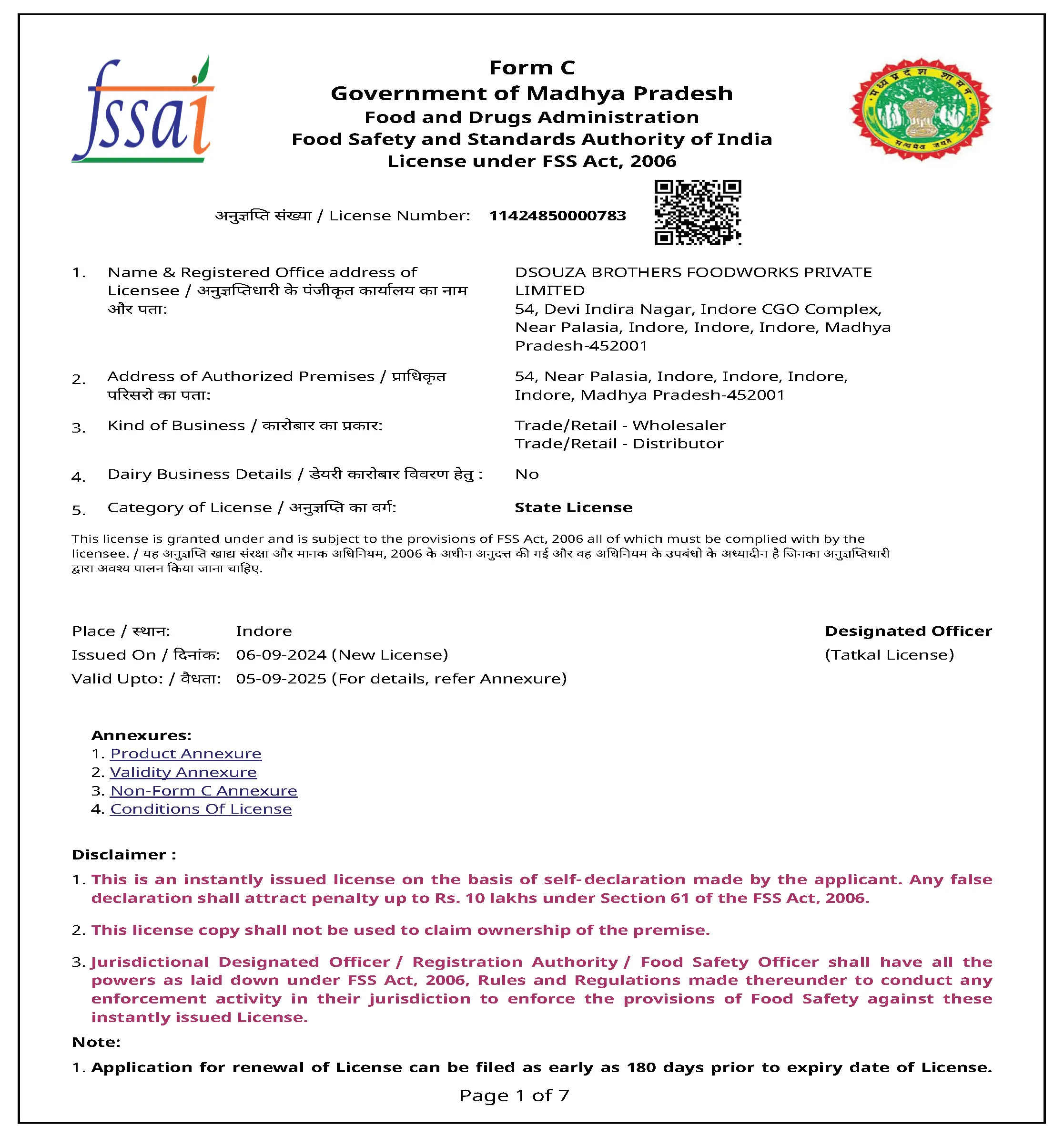 FSSAI